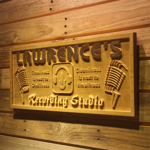 ADVPRO Name Personalized Recording Studio On Air Wood Engraved Wooden Sign wpa0118-tm - 26.75