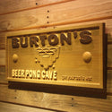 ADVPRO Name Personalized Beer Pong Cave Beer Bar Pub Wood Engraved Wooden Sign wpa0122-tm - 26.75