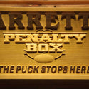 ADVPRO Name Personalized Penalty Box Ice Hockey Wood Engraved Wooden Sign wpa0123-tm - Details 2