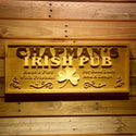ADVPRO Name Personalized Irish Pub Shamrock Wood Engraved Wooden Sign wpa0125-tm - 18.25