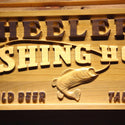 ADVPRO Name Personalized Fishing Hole Bass Fish Wood Engraved Wooden Sign wpa0127-tm - Details 1