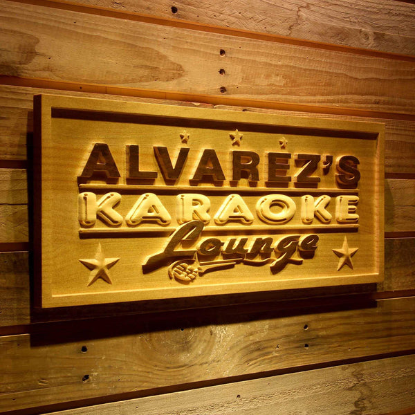 ADVPRO Name Personalized Karaoke Lounge Bar Room Wood Engraved Wooden Sign wpa0133-tm - 23