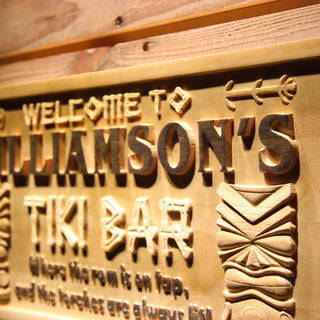 ADVPRO Name Personalized Tiki Bar Mask Beer Wood Engraved Wooden Sign wpa0134-tm - Details 3