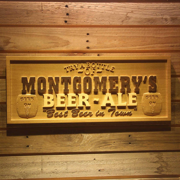 ADVPRO Name Personalized Beer Ale Bar Pub Club Wood Engraved Wooden Sign wpa0135-tm - 18.25