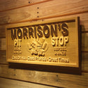 ADVPRO Name Personalized Pit Stop Car Racing Man Cave Wood Engraved Wooden Sign wpa0137-tm - 26.75