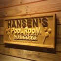 ADVPRO Name Personalized Pool Room Welcome Bar Wood Engraved Wooden Sign wpa0138-tm - 26.75