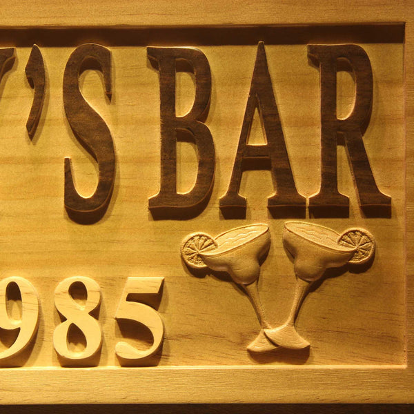 ADVPRO Name Personalized Home Bar with Year of Established Wood Engraved Wooden Sign wpa0140-tm - Details 2