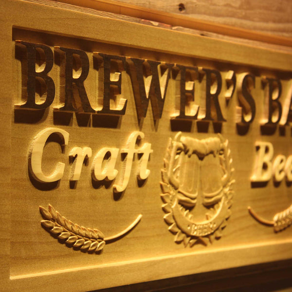 ADVPRO Name Personalized Bar Craft Beer Cheers Wood Engraved Wooden Sign wpa0144-tm - Details 1