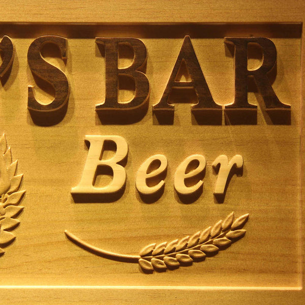 ADVPRO Name Personalized Bar Craft Beer Cheers Wood Engraved Wooden Sign wpa0144-tm - Details 3