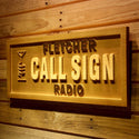 ADVPRO Personalized Your Call Sign Fletcher Radio On Air Wood Engraved Wooden Sign wpa0147-tm - 26.75