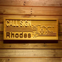 ADVPRO Name Personalized Your Call Sign Wood Engraved Wooden Sign wpa0150-tm - 18.25