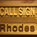 ADVPRO Name Personalized Your Call Sign Wood Engraved Wooden Sign wpa0150-tm - Details 3