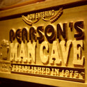 ADVPRO Name Personalized Man CAVE with Established Year Wood Engraved Wooden Sign wpa0152-tm - Details 1