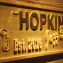 ADVPRO Name Personalized Saxophone Jazz Bar with Established Year Wood Engraved Wooden Sign wpa0157-tm - Details 2
