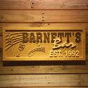 ADVPRO Name Personalized Bar with Music Note Established Year Wood Engraved Wooden Sign wpa0158-tm - 18.25
