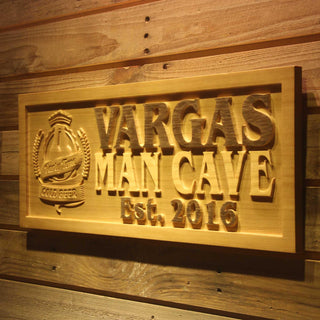ADVPRO Name Personalized Man CAVE Party Time with Established Year Wood Engraved Wooden Sign wpa0160-tm - 26.75