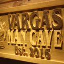 ADVPRO Name Personalized Man CAVE Party Time with Established Year Wood Engraved Wooden Sign wpa0160-tm - Details 3