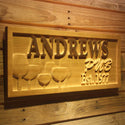 ADVPRO Name Personalized Pub Red Wine Glass with Est. Year Wood Engraved Wooden Sign wpa0163-tm - 23