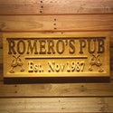ADVPRO Name Personalized Pub Cheers with Est. Date Wood Engraved Wooden Sign wpa0164-tm - 18.25