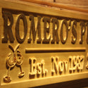 ADVPRO Name Personalized Pub Cheers with Est. Date Wood Engraved Wooden Sign wpa0164-tm - Details 1