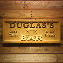 ADVPRO Name Personalized BAR Good Times Great Friends Wood Engraved Wooden Sign wpa0168-tm - 18.25