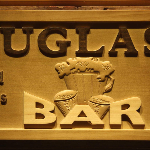 ADVPRO Name Personalized BAR Good Times Great Friends Wood Engraved Wooden Sign wpa0168-tm - Details 2