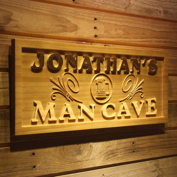 ADVPRO Name Personalized Man CAVE Beer Mug Decoration Wood Engraved Wooden Sign wpa0169-tm - 23