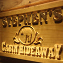 ADVPRO Name Personalized Cabin Hideaway Bear Decoration Wood Engraved Wooden Sign wpa0171-tm - Details 1