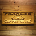 ADVPRO Name Personalized Coffee House Cup Decoration Wood Engraved Wooden Sign wpa0173-tm - 18.25