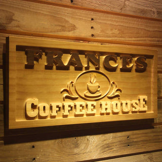 ADVPRO Name Personalized Coffee House Cup Decoration Wood Engraved Wooden Sign wpa0173-tm - 23