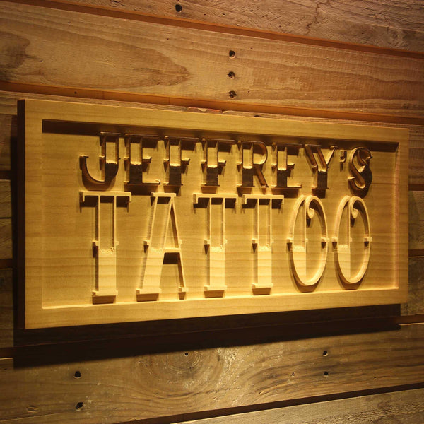ADVPRO Name Personalized Tattoo Shop Display Wood Engraved Wooden Sign wpa0176-tm - 23