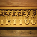 ADVPRO Name Personalized Tattoo Shop Display Wood Engraved Wooden Sign wpa0176-tm - Details 2