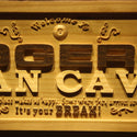 ADVPRO Name Personalized Man CAVE It's Your Break Wood Engraved Wooden Sign wpa0185-tm - Details 3