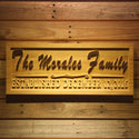 ADVPRO Family Name Personalized with Established Date Wood Engraved Wooden Sign wpa0191-tm - 18.25