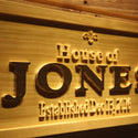 ADVPRO Family Name Personalized with Established Date Wood Engraved Wooden Sign wpa0192-tm - Details 3