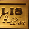 ADVPRO Name Personalized Diva DEN Girl Studio Room Decoration Wood Engraved Wooden Sign wpa0193-tm - Details 3