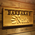 ADVPRO Name Personalized Nails Art Beauty Salon Decoration Wood Engraved Wooden Sign wpa0194-tm - 23