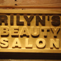 ADVPRO Name Personalized Beauty Salon Butterfly Decoration Wood Engraved Wooden Sign wpa0195-tm - Details 3