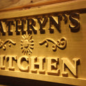 ADVPRO Name Personalized Kitchen Sun Decoration Wood Engraved Wooden Sign wpa0196-tm - Details 1