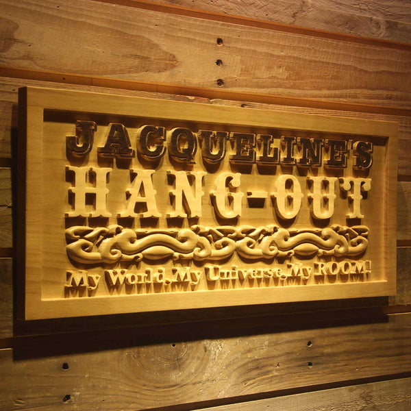 ADVPRO Name Personalized Hang Out Girl Room Decoration Wood Engraved Wooden Sign wpa0198-tm - 23