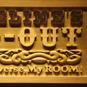 ADVPRO Name Personalized Hang Out Girl Room Decoration Wood Engraved Wooden Sign wpa0198-tm - Details 1