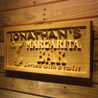 ADVPRO Name Personalized Margarita BAR Wine Club Wood Engraved Wooden Sign wpa0203-tm - 26.75