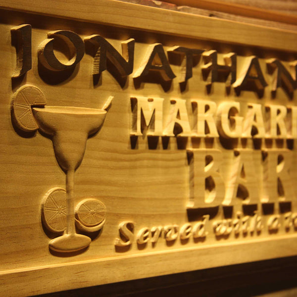 ADVPRO Name Personalized Margarita BAR Wine Club Wood Engraved Wooden Sign wpa0203-tm - Details 2