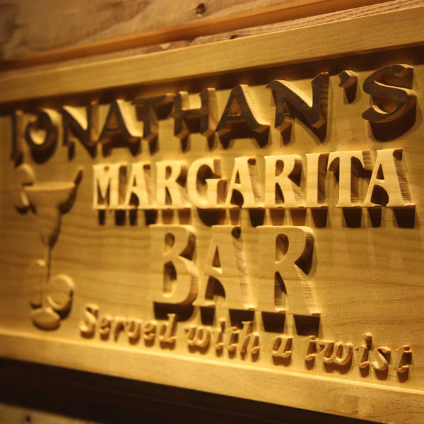ADVPRO Name Personalized Margarita BAR Wine Club Wood Engraved Wooden Sign wpa0203-tm - Details 3