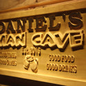 ADVPRO Name Personalized Man CAVE with Est. Year Bar Wood Engraved Wooden Sign wpa0204-tm - Details 3