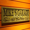 ADVPRO Name Personalized Garage Open 24/7 with Est. Date Man Cave Wood Engraved Wooden Sign wpa0205-tm - 23