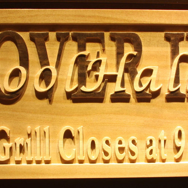 ADVPRO Name Personalized Pool Hall Wood Engraved Wooden Sign wpa0207-tm - Details 2