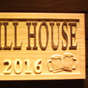 ADVPRO Name Personalized Grill House with Est. Year Bar Wood Engraved Wooden Sign wpa0208-tm - Details 3