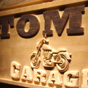 ADVPRO Name Personalized Motorcycle Garage Man Cave Wood Engraved Wooden Sign wpa0217-tm - Details 3