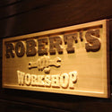 ADVPRO Name Personalized Workshop Garage Man Cave Wood Engraved Wooden Sign wpa0218-tm - 26.75